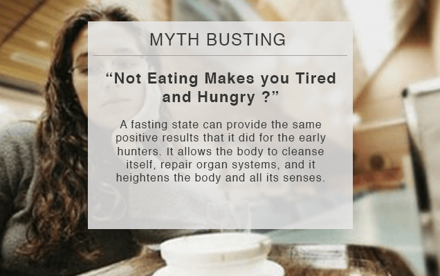 Myth Busting: Not Eating Makes You Tired And Hungry ? 1 Not Eating Makes You Tired And Hungry
