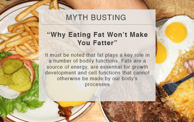 Myth Busting Why Eating Fat Won'T Make You Fatter
