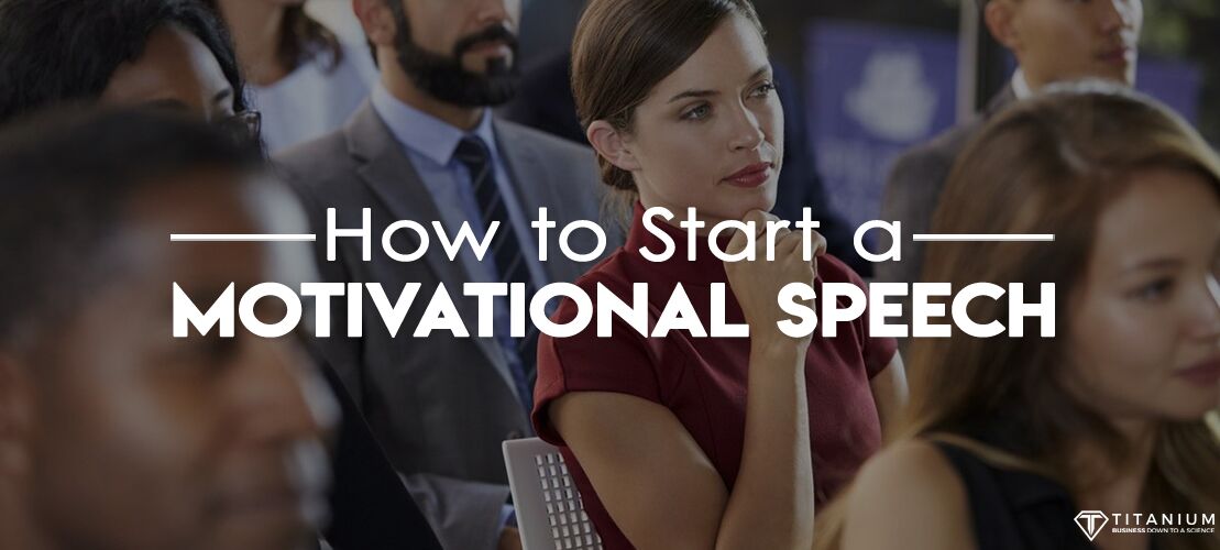 How To Start A Motivational Speech Banner